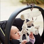 Portique dveil mobile baby car pour bb - marque - noir - 0 mois - naissance - 20x21cm