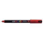 Marqueur posca pointe calibre rouge - peinture opaque  base d'eau