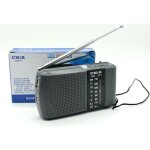 Poste radio de poche style retro 2 band am / fm  piles