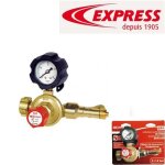 D�tendeur propane variable 2 � 4 bar avec manom�tre guilbert express