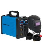 Poste  souder inverter gx200 electrodes mma ecran digital + cagoule de soudure lcd awelco