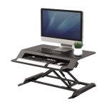 Poste de travail - fellowes - station lotus - rglable assis - debout - couleur blanc - montage facile ...