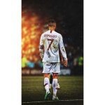 Poster affiche cristiano ronaldo cr7 football star arriere portugal 31cm x 52cm