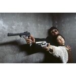 Poster affiche nathalie portman jean reno leon tueur a gage guns cinema 31cm x 47cm