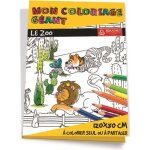 Poster à colorier - le zoo - 120x80 cm - noir et blanc - papier offset 150g / m2 - pour enfants Poster à colorier - le zoo - 120x80 cm - noir et blanc - papier offset 150g / m2 - pour enfants