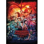 Poster décoration murale - stranger things - montage saisons - 61x91cm - blanc - rectangulaire Poster décoration murale - stranger things - montage saisons - 61x91cm - blanc - rectangulaire