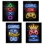 Poster gamer affiche murale jeu vido decoration murale tableau mural gaming photos jeu affiches sans ...