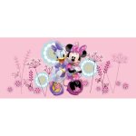 Poster gant intiss - disney minnie mouse - 202 cm x 90 cm - dcoration murale - rose - pour les enfants ...