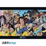 Poster one piece - dressrosa - roul� film� (98x68) - abystyle