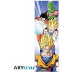 Poster de porte - abystyle - dragon ball - saiyans - 53x158 cm - papier brillant 170 g / m�