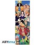 Poster de porte - abystyle - one piece - equipage - 53x158 cm - papier brillant 170 g / m