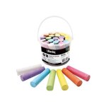 Craies de trottoir - non spcifi - pot de 20 - coloris assortis - pour enfants - mixte