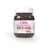 Pot de 500g de perles de rocaille translucides