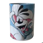 Pot � crayons diddl en m�tal � hauteur 10 cm � diam�tre 7. 5 cm