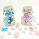 Pot  drages verre ourson