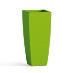 Pot de fleurs - agave - carr 33x33 cm h70 - vert - polythylne - design moderne