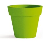 Pot de fleurs - begonia - rond - vert - 40l - poly�thyl�ne