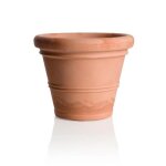 Pot de fleurs - chianti - d 50 cm - marron