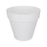 Pot de fleur elho plastique rond loft urban blanc Ø 50 x h. 44 cm 48 l Pot de fleur elho plastique rond loft urban blanc Ø 50 x h. 44 cm 48 l