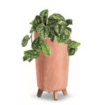 Pot de fleurs pieds haut jardiniere rond 20 cm bac a fleurs plastique terre cuite béton Pot de fleurs pieds haut jardiniere rond 20 cm bac a fleurs plastique terre cuite béton