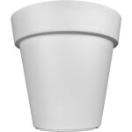 Pot de fleurs plantes jardinire xxl lofly en plastique - 49x46cm - blanc