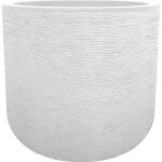 Pot de fleurs rond 40 cm - eda - graphit up - 325 l -  385 x h. 368 cm - blanc crus