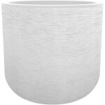 Pot de fleurs rond 50 cm - eda - graphit up - 67 l - � 485 x h. 462 cm - blanc c�rus�