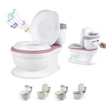 Pot raliste pour apprentissage de la propret avec son - rose sueperbe bebe