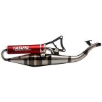 Pot scooter de yasuni z adapt. nitro / aerox / ovetto / neos / jog r / mach g silencieux rouge