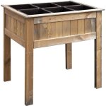 Potager sur pieds avec 6 bacs de s�paration