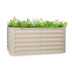 Potager sur�lev� - blumfeldt high grow straight - carr� potager sur�lev� - 120 x 60 x 60 cm - 432 l - ...