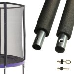 Un poteau de filet de sécurité Ø32mm pour trampolines (longeur 212 cm) Un poteau de filet de sécurité Ø32mm pour trampolines (longeur 212 cm)