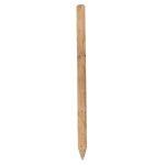 Poteaux ronds en bois imprgns fraises - [marque] - 120cm x 6cm - brun - dure de vie 15 - 20 ans