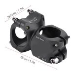 Potence de guidon courte de v�lo de route de montagne en alliage daluminium 31. 8 * 32mm en stock fa001 ...