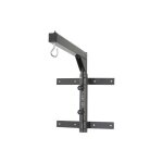 Potence murale rabattable - mtal - 60 cm - pliable - pour sac de frappe jusqu 40kg - usage loisir
