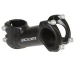 Potence route - vtt zoom noir capot noir releve 25� 31. 8 l100mm