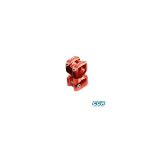 Potence scooter - doppler - nrg / typhoon / zip - rouge - d. 22mm - mixte