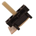 Potentiom�tre de temp�rature - ariston hotpoint - c00142022 - noir - pour four et cuisini�re