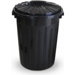 Poubelle 100l avec couvercle sotufab plast
