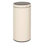 5five - poubelle automatique delta en mtal beige 40l