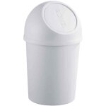 Poubelle � clapet push 6 litres noir