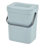 Poubelle de compost accrochable merle 3l bleu givr�