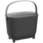 Poubelle  compost - eda - 31. 5 x 21. 7 x 25 cm - 10 l - noir