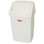Poubelle - corbeille - support sac - curver corbeille click - it 15l blanc 173215