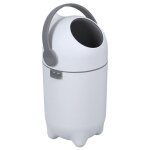 Poubelle � couches compacte ? fianao ? barri�re anti - odeurs avec poign�e ? 15 l ? format 27 � 27 � ...