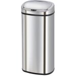 Poubelle de cuisine automatique 80l - mod�le majestic - acier inox avec cerclage - kitchen move