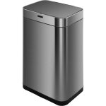 Poubelle de cuisine automatique design - upper - kitchen move - 60 l - inox avec cerclage Poubelle de cuisine automatique design - upper - kitchen move - 60 l - inox avec cerclage