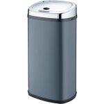 Poubelle de cuisine automatique - largo - kitchen move - 42 l - inox gris mat avec cerclage