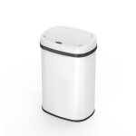 Poubelle de cuisine automatique majestic blanc acier inoxydable 58 l