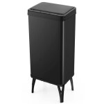 Poubelle cuisine costway automatique 50 l en acier inox. couvercles en douceur pieds détachablesanti ... Poubelle cuisine costway automatique 50 l en acier inox. couvercles en douceur pieds détachablesanti ...